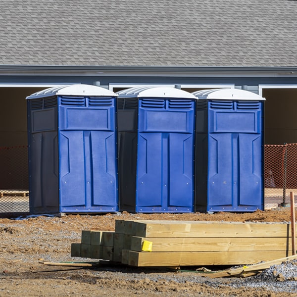 how can i report damages or issues with the portable restrooms during my rental period in Valeria Iowa